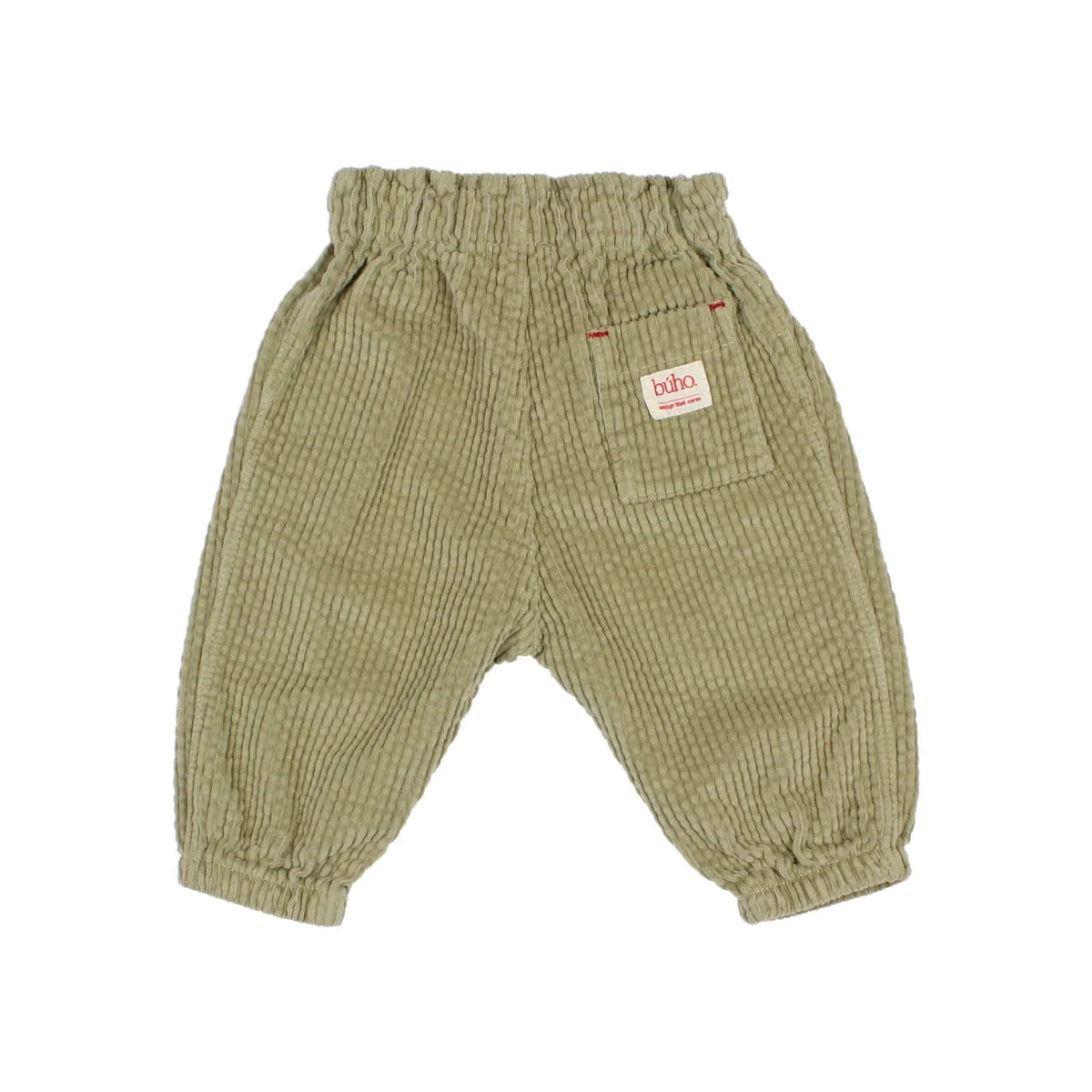 Pantalon en velours côtelé pour bébé | Natural ou Green Tea