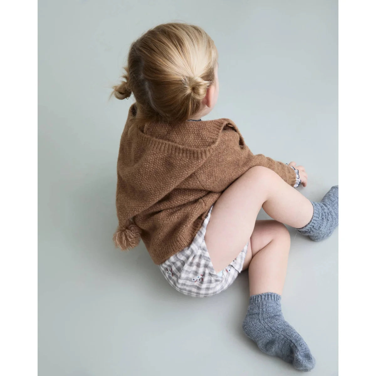 Búho Baby Hood Cardigan Cookie