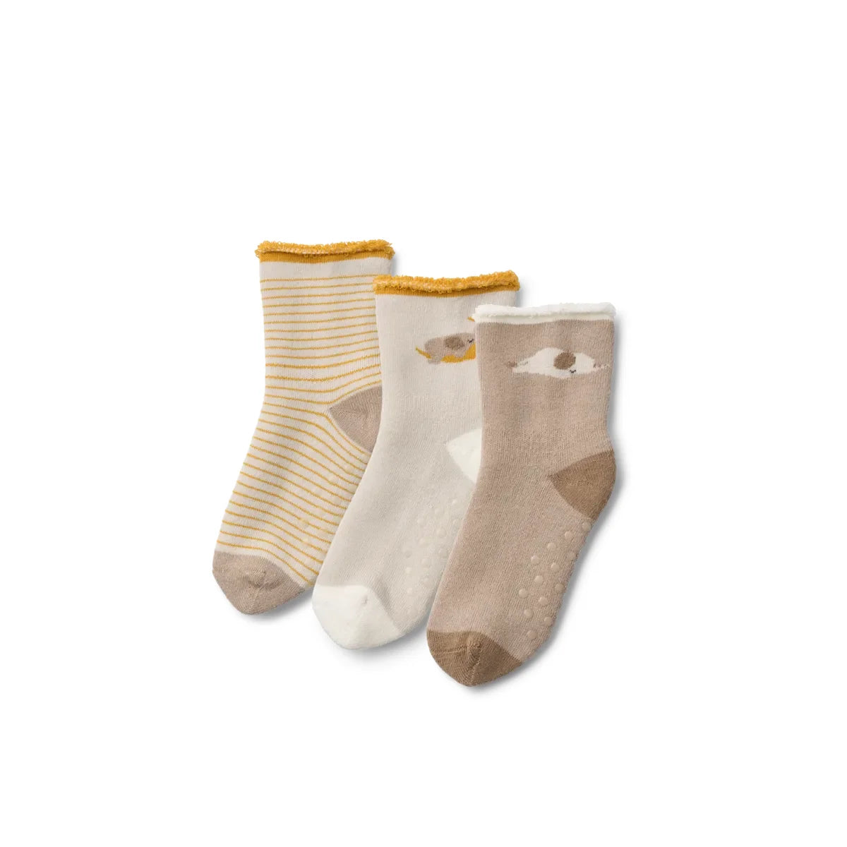 Drei Paar Kindersocken im Baby Socken Eloy 3er-Pack Elephant Creme de la Creme