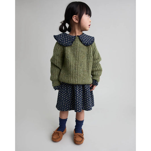 Búho Botonato Jumper Green Tea