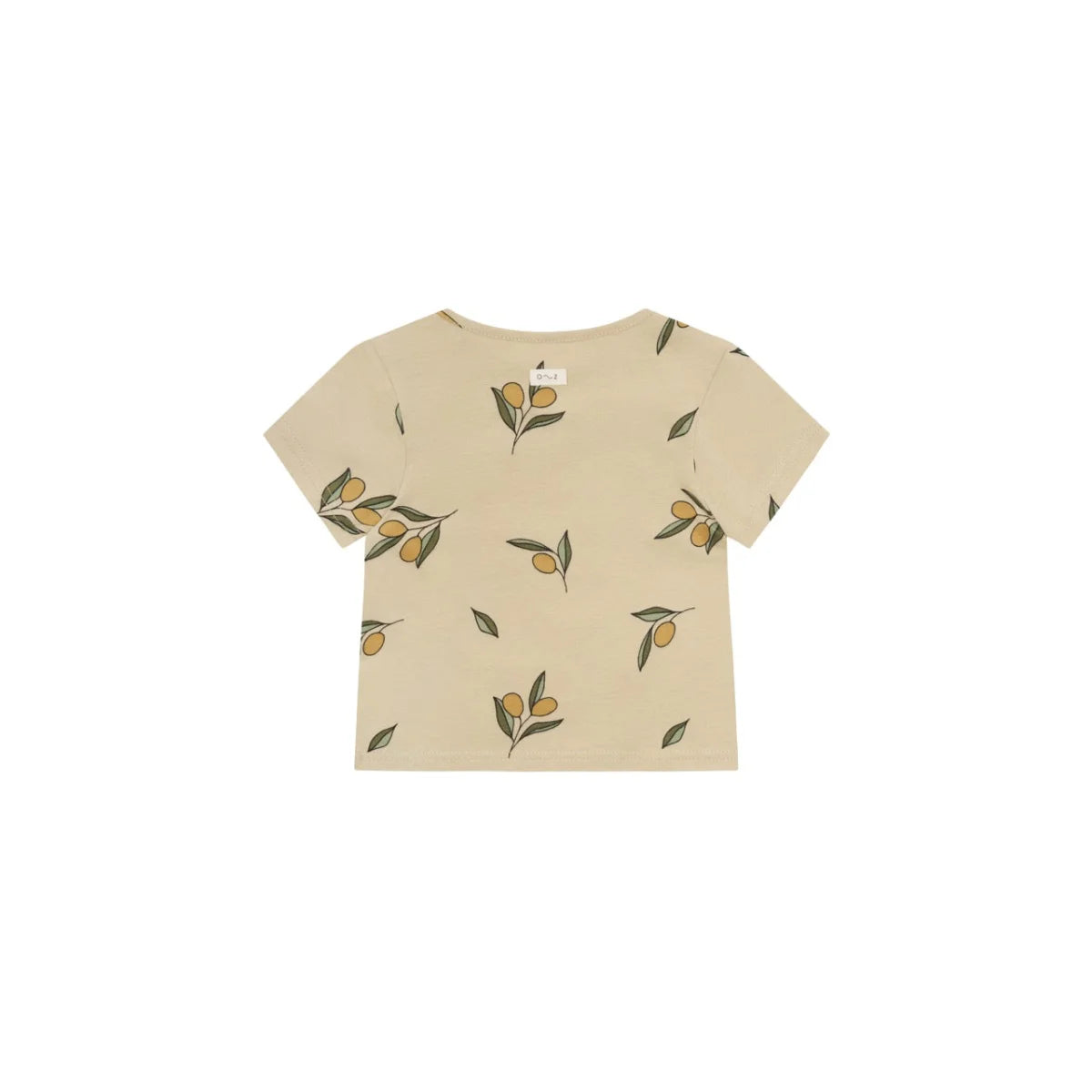 Beige T-Shirt mit Olivenzweig-Muster im Produkt Classic T-Shirt | Olive Garden
