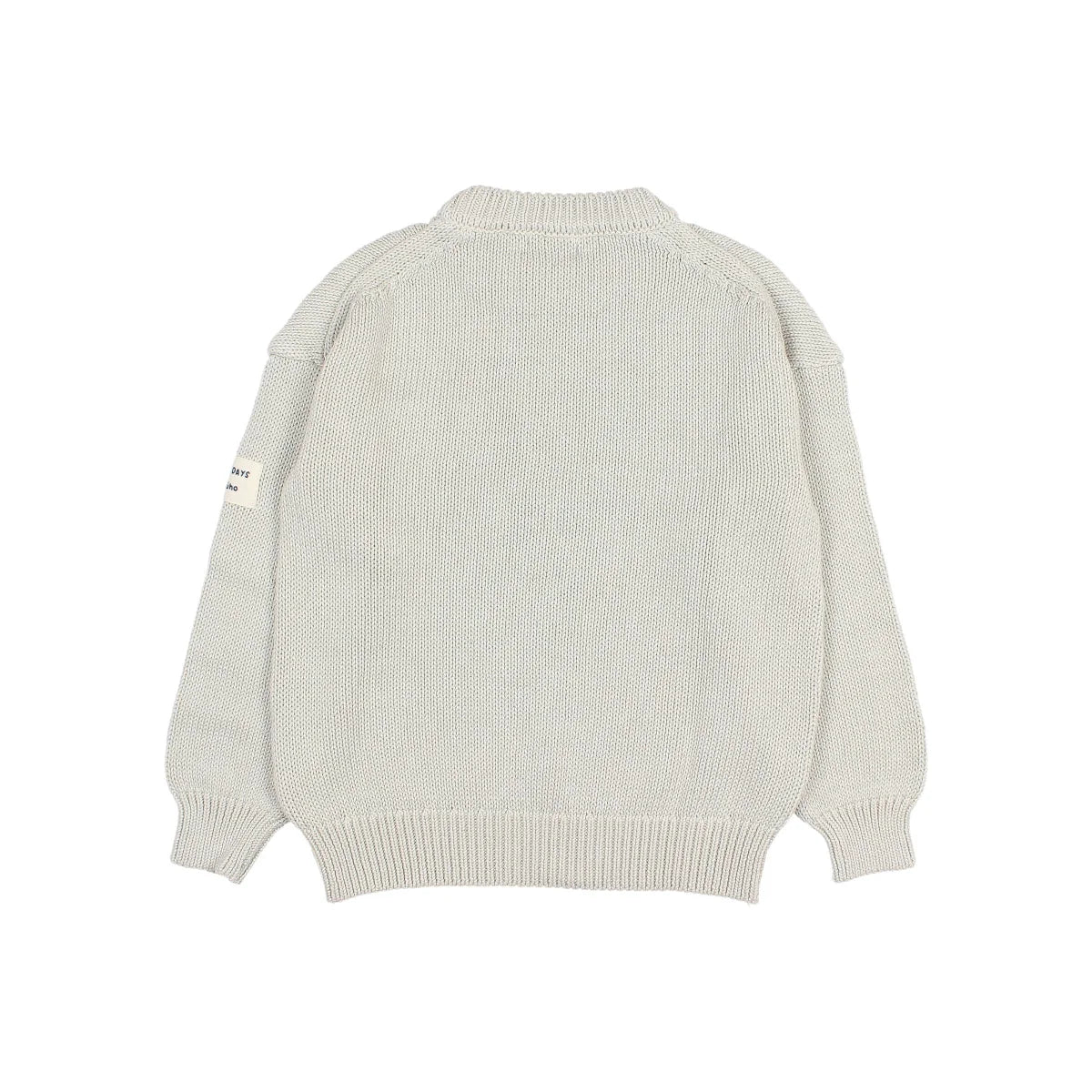 Hellgrauer Strickpullover aus Baumwolle, Modell Cotton Knit Jumper von Sky Gra