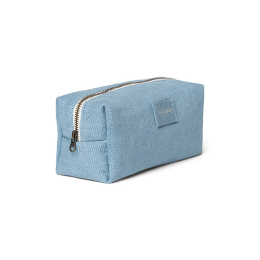 Hellblaues Denim-Kosmetiktäschchen aus der Kollektion Denim Necessaire