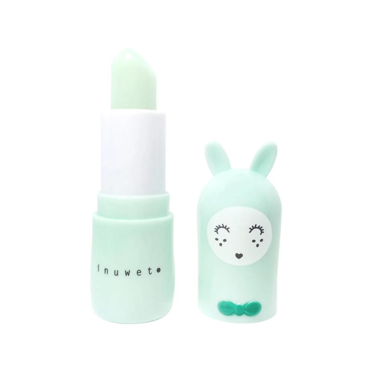Inuwet Lippenbalsam Grüner Apfel geöffnet