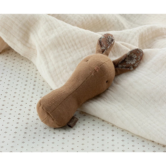 Plüsch-Känguru auf strukturiertem Stoff, Teil der Lullaby Friends Kollektion