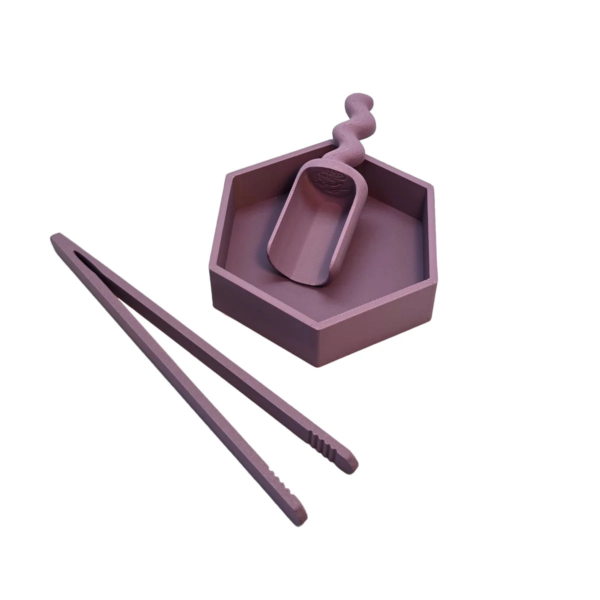 Pastel lila pinzette silikon tray mit scoop und zange ideal für ökologische baby- und kinderprodukte in der schweiz