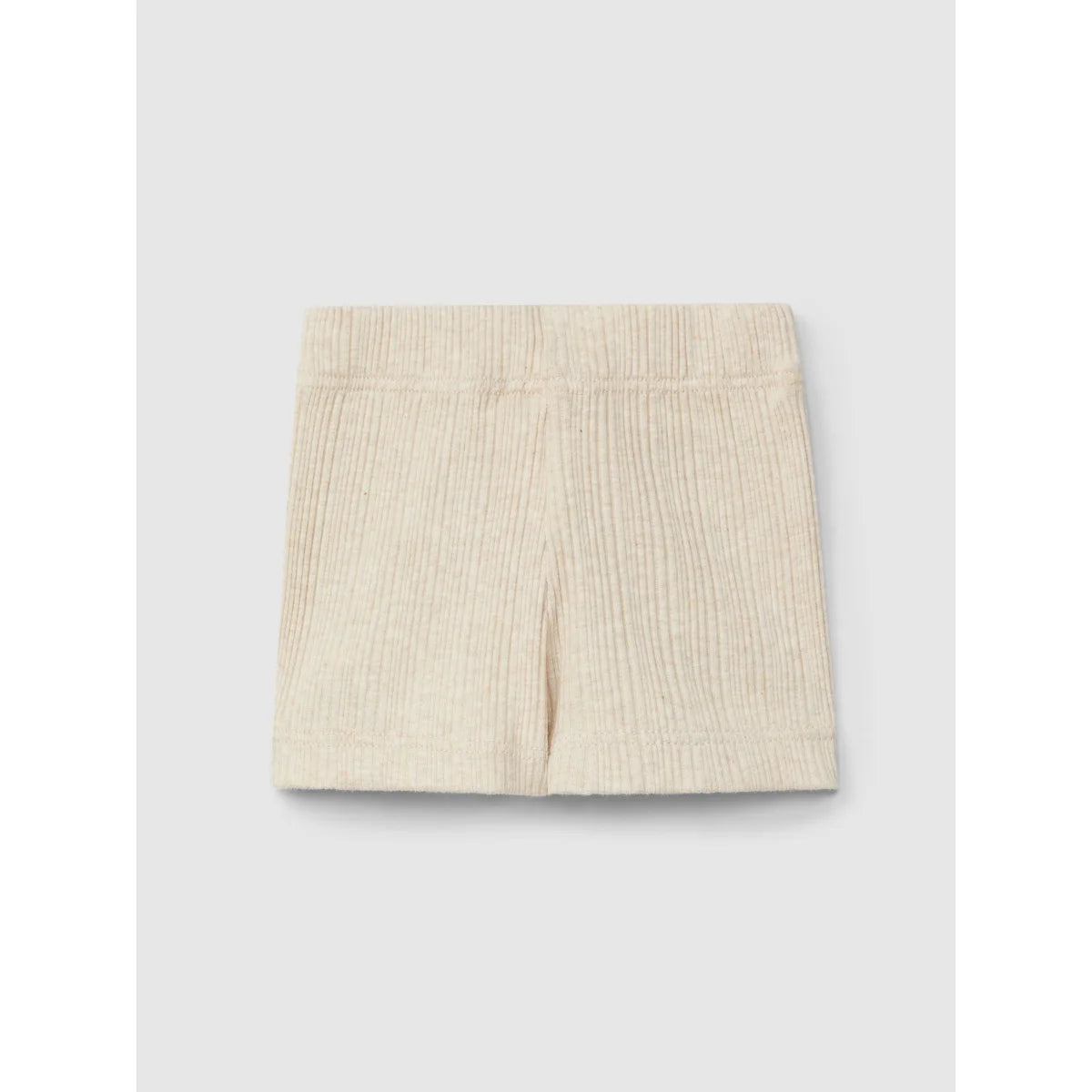 Texturierte beigefarbene Shorts von Ribbed - Jersey Shorts | natur