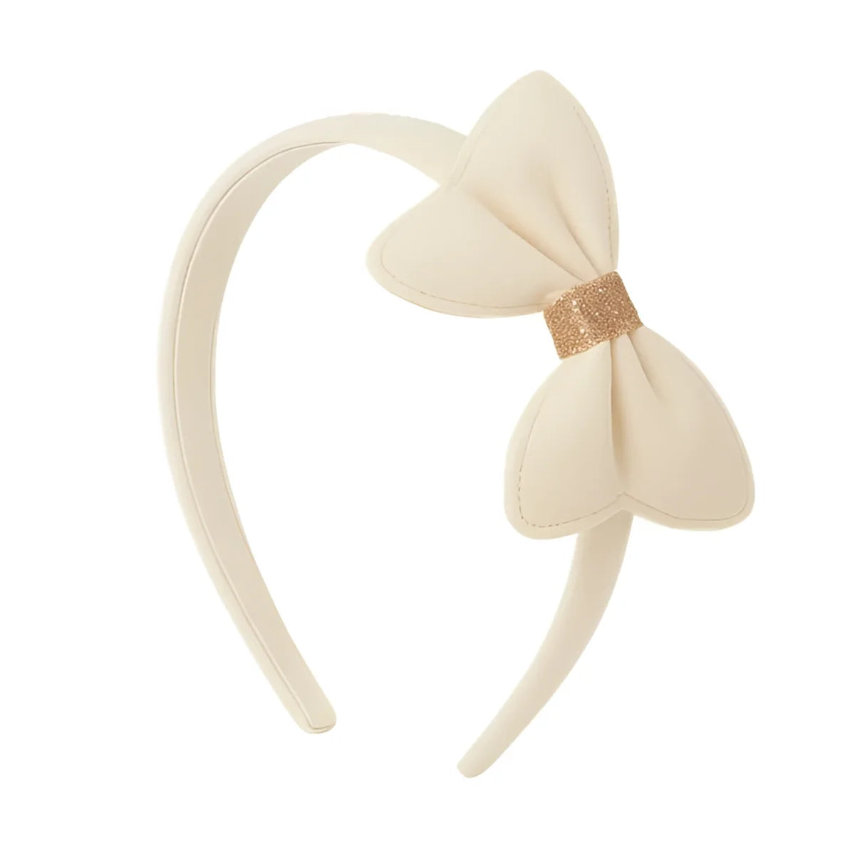 Samtschleifen Alice-Haarreif Velvet Bow Vanilla von Billy loves Audrey