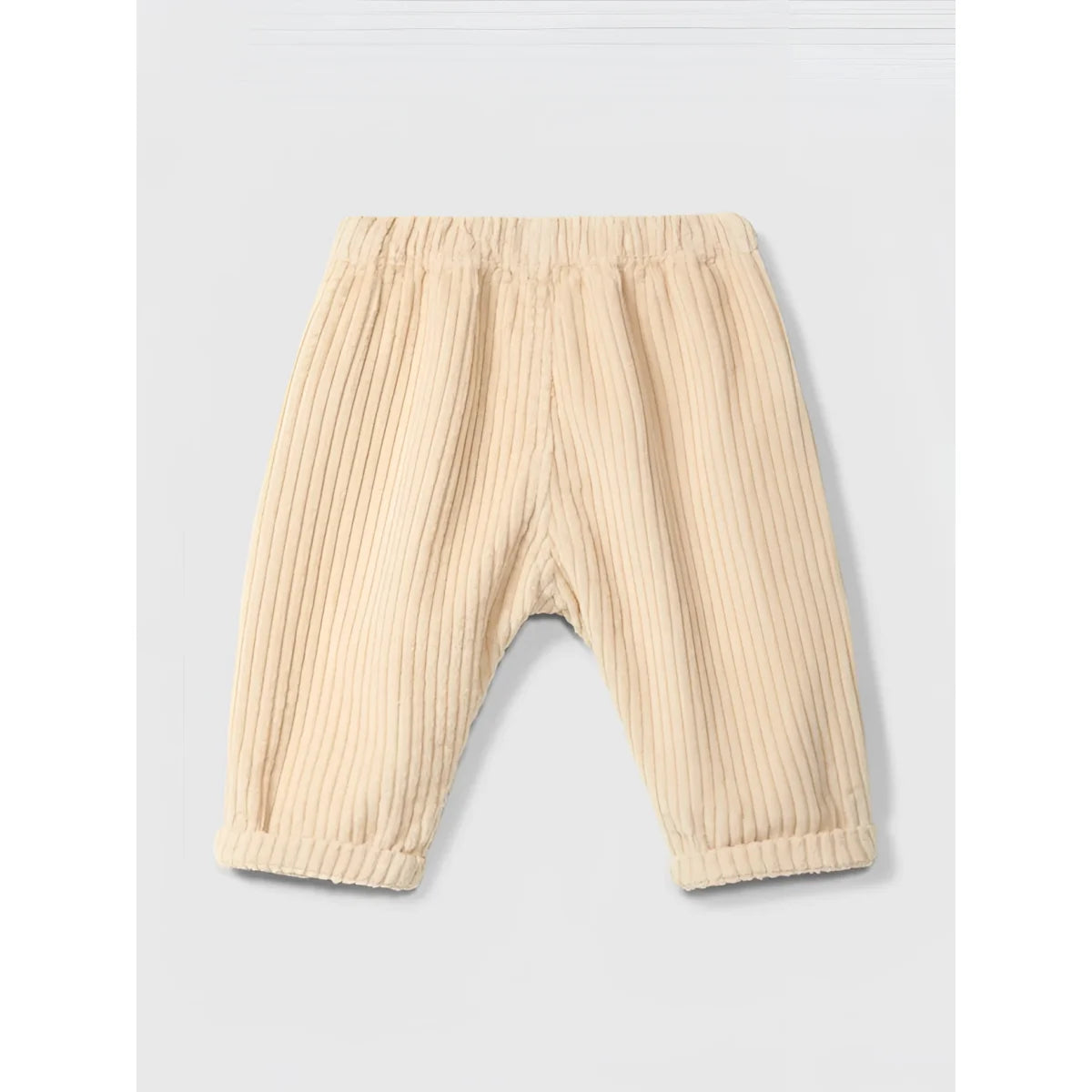 Snug Schlupfhose Samt in Beige – Ansicht 2