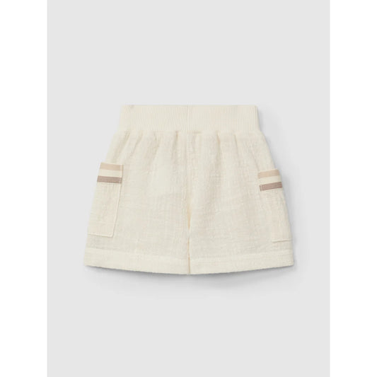 Beige Shorts mit Taschen aus der Kollektion Shorts | natur ungefärbt