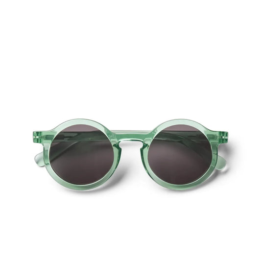 Transparente Minzgrüne DARLA Junior Sonnenbrille aus recyceltem Polycarbonat