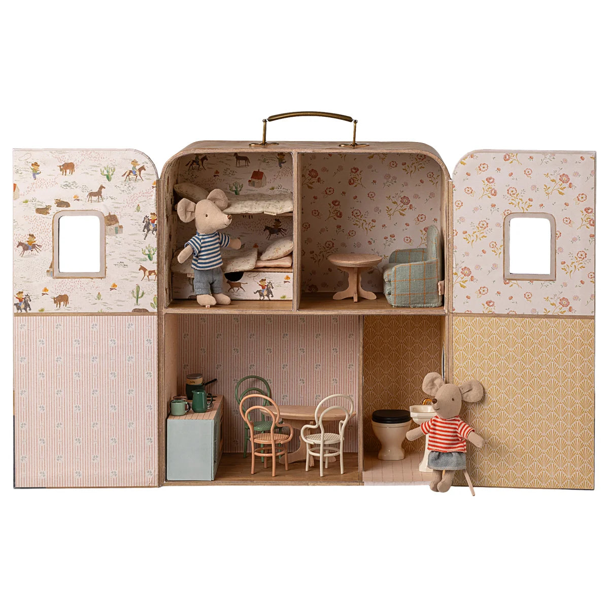 SuitCasa Kleine Schwester und Bruder Maus mit Maileg Mauselo ch