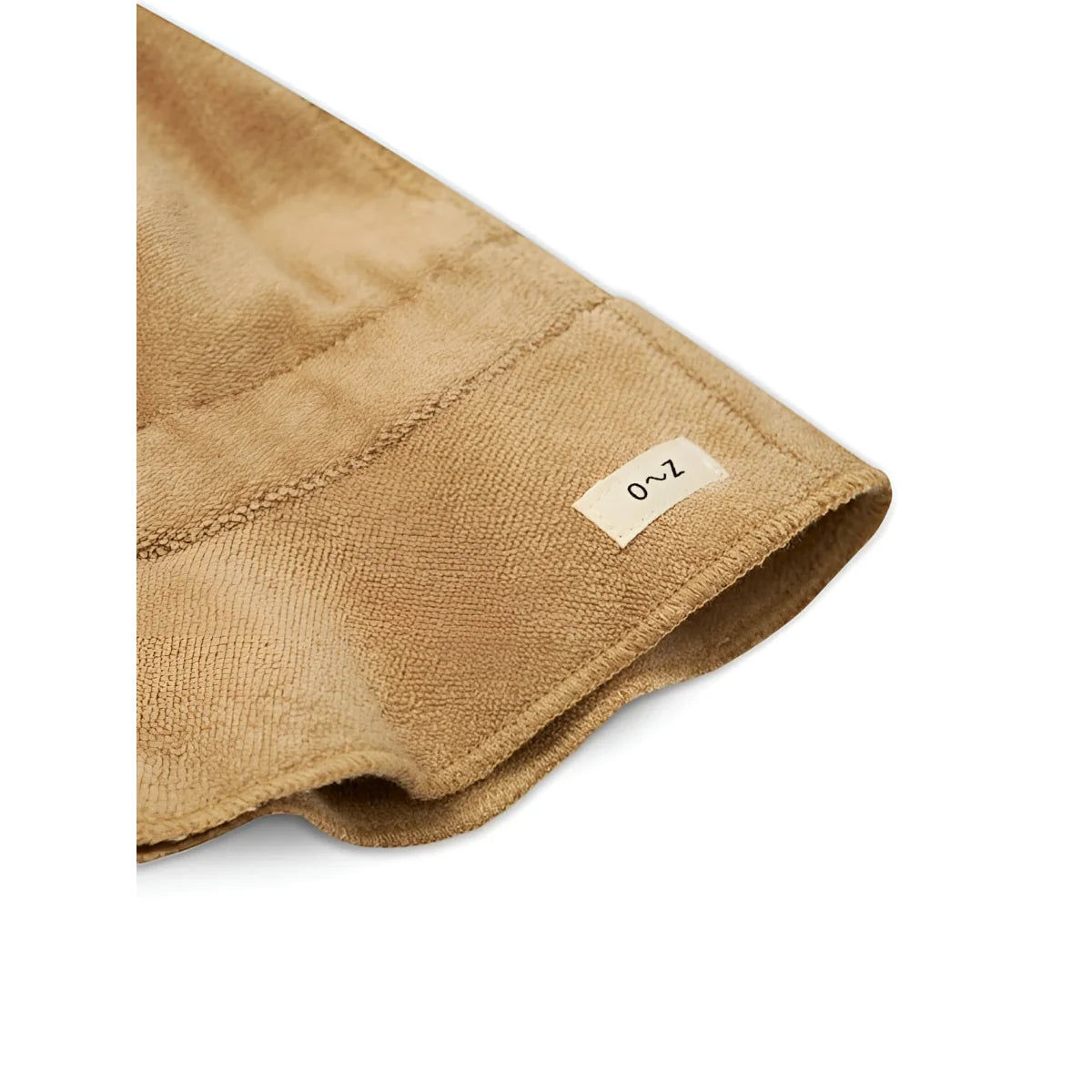 Tan Corduroy-Sonnenhut Wheat Terry, weicher Gewebe, sauber genähter Saum