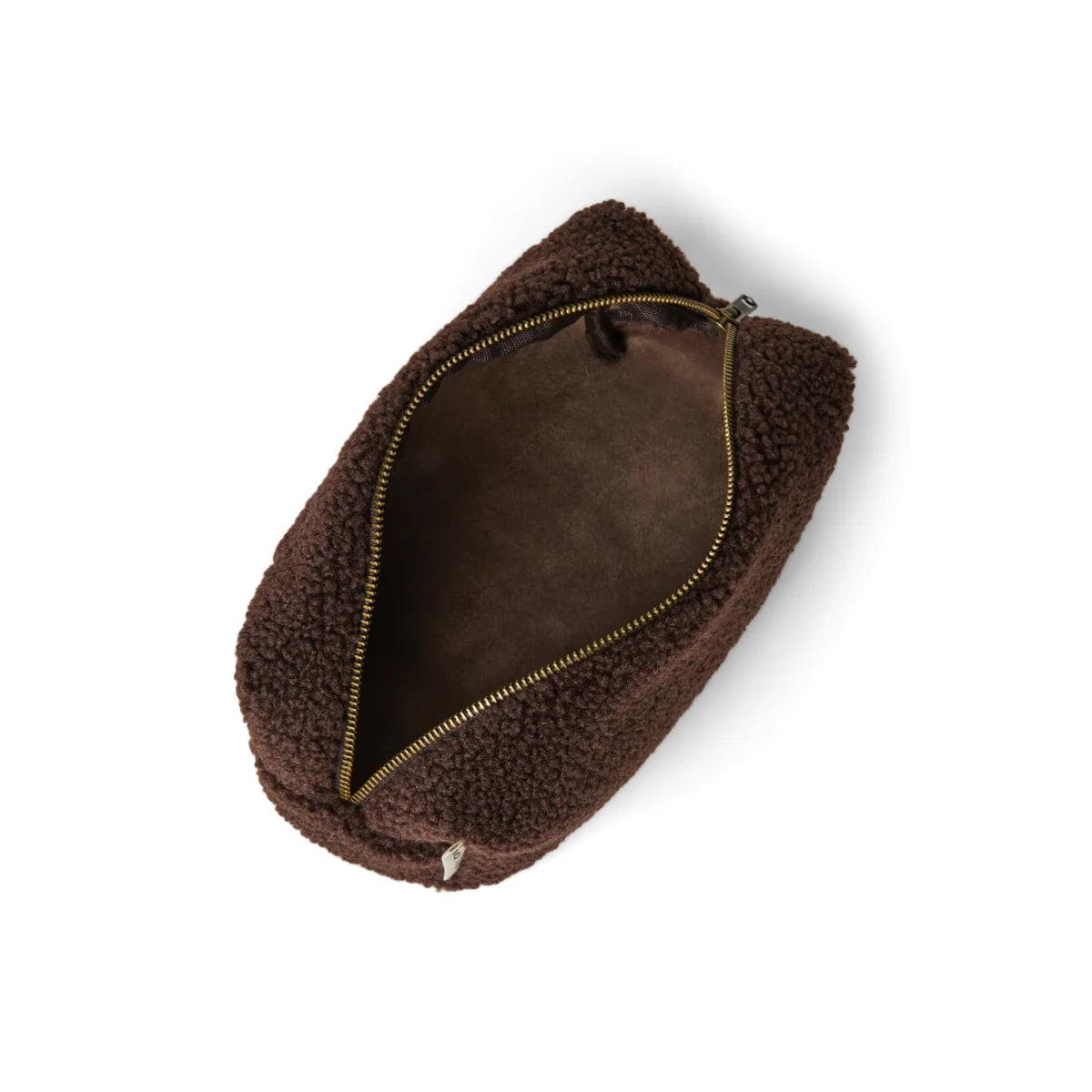 Geöffnetes Teddy Necessaire in Chocolate