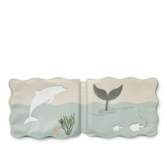 Waylon magisches Wasserbuch mit Meeresbewohnern in Pastelltönen