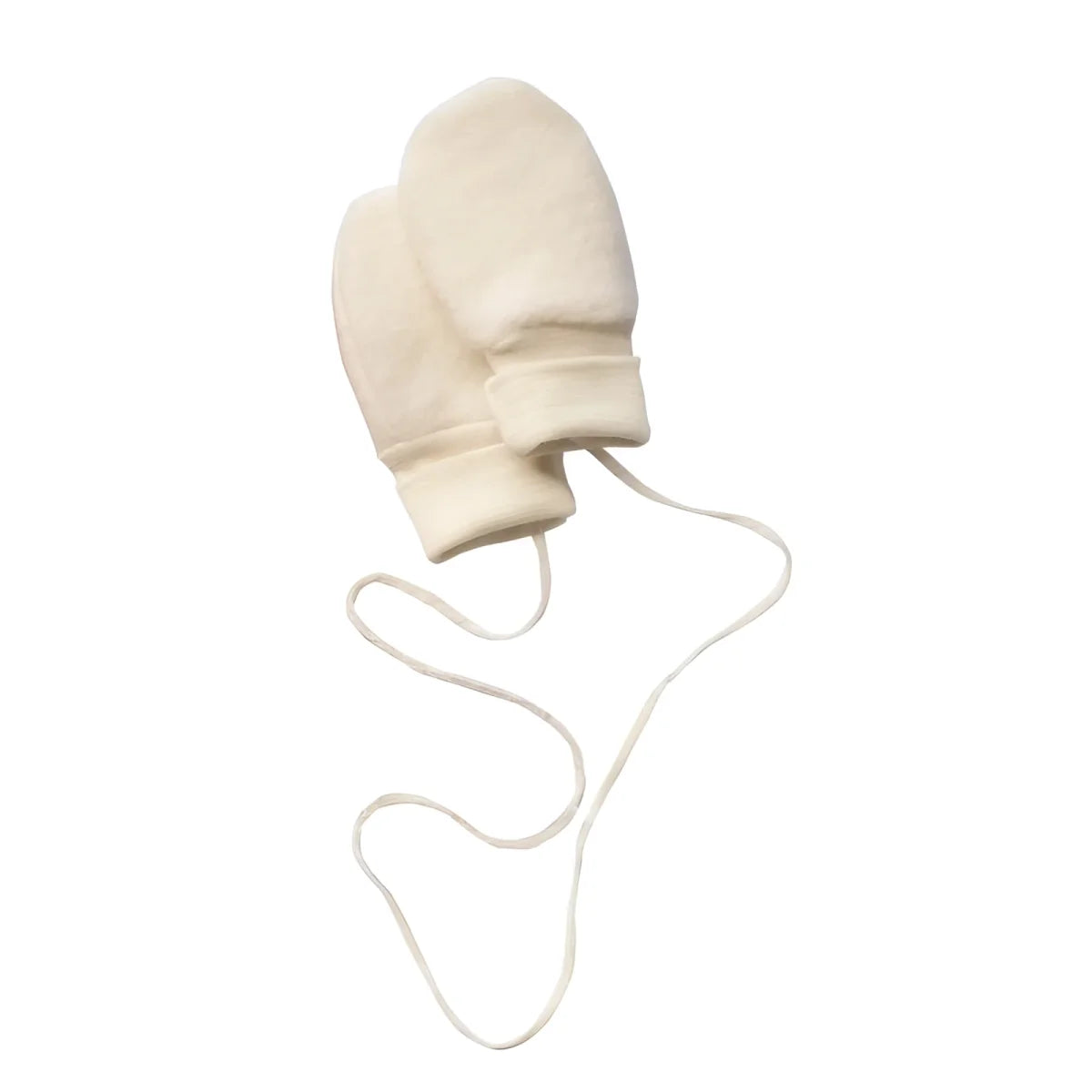 Engel Wollfleece Baby Handschuhe in Natur