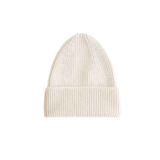 Hvid Adult Beanie Fonzie in Cream