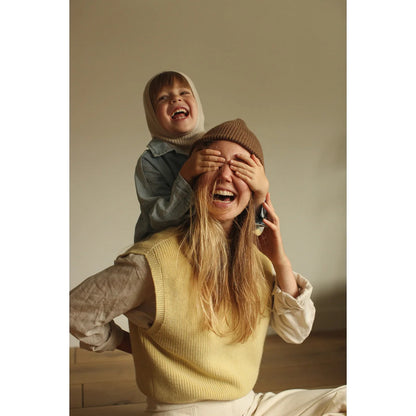 Hvid Adult Vest Helle in Light Yellow