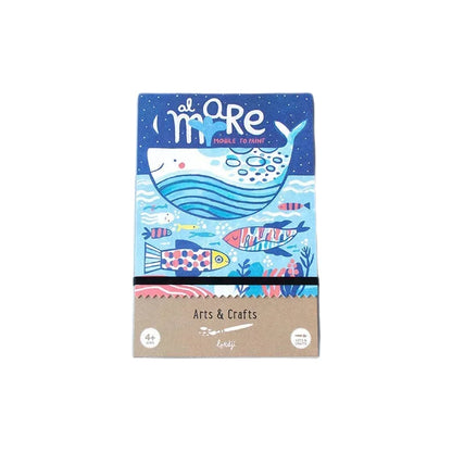 Bastelbox Al Mare mit maritimen Walen und Fischen auf dem Coverdesign