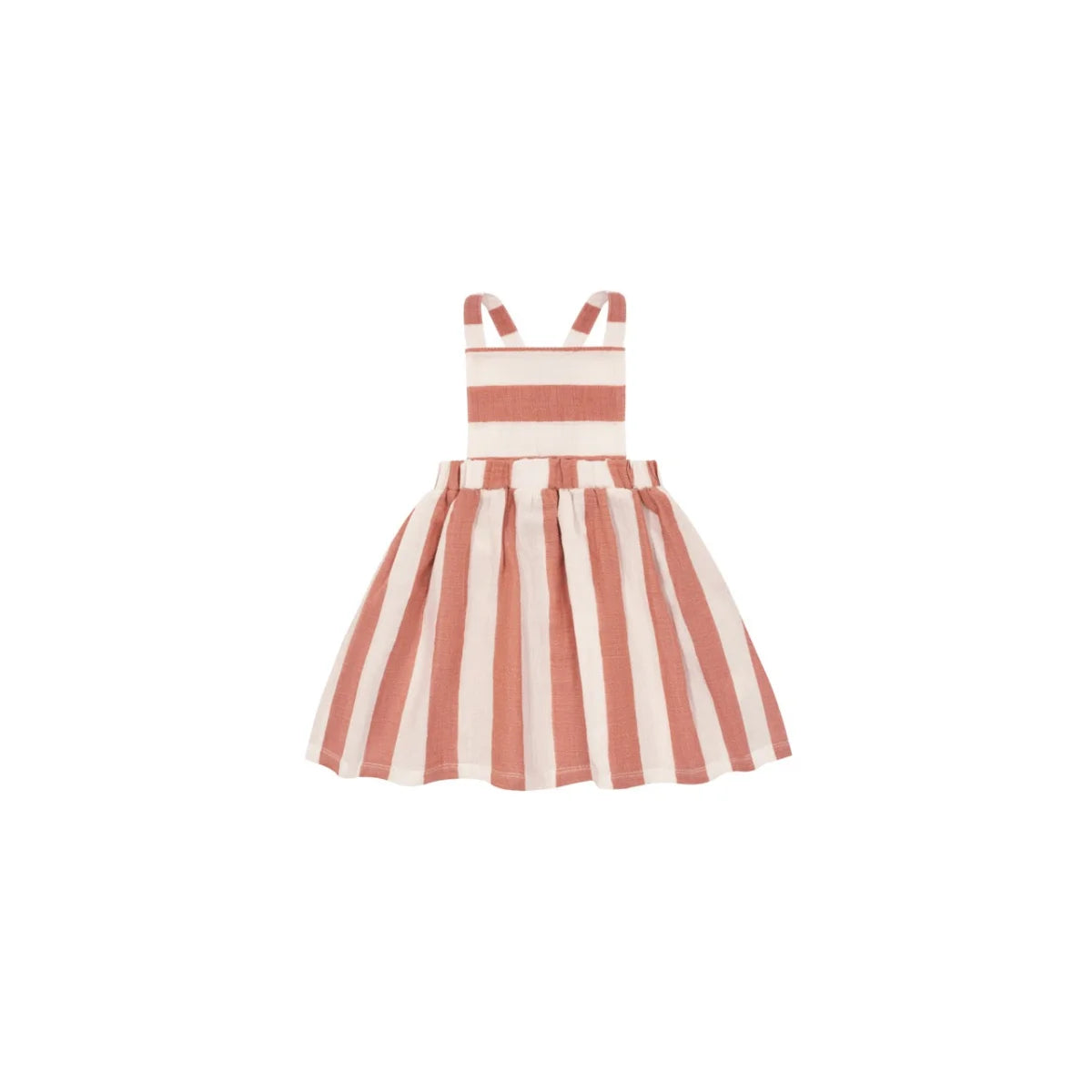 organic zoo Apron Skirt in Sienna Stripes