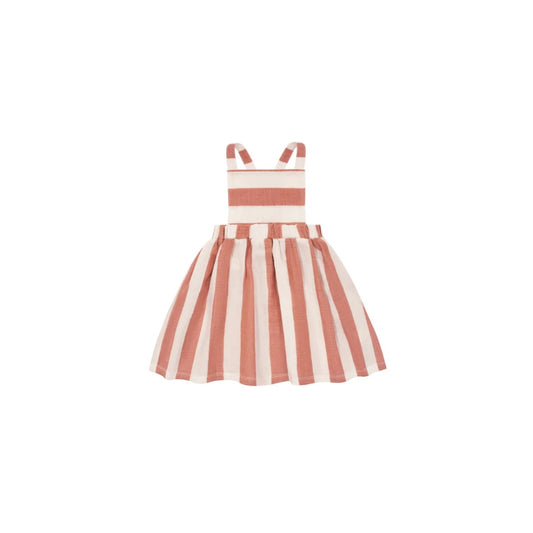 organic zoo Apron Skirt in Sienna Stripes