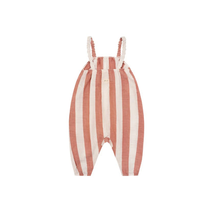 Gestreifter Baby-Rompers mit Trägern im Artisan Jumpsuit | Sienna Stripes Design