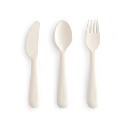 Mushie Baby Besteckset 3-teilig in Ivory