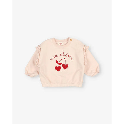 Búho Baby Chérie Sweatshirt Cream Pink