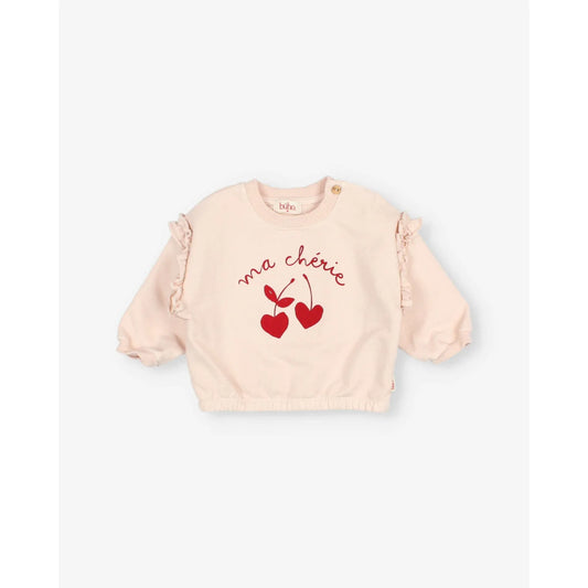 Búho Baby Chérie Sweatshirt Cream Pink