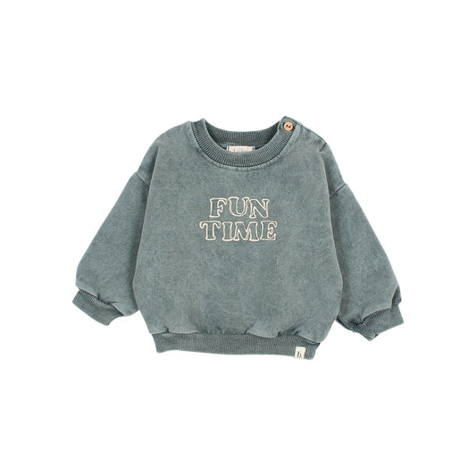 Búho Baby Fun Sweatshirt in Salte Green or Nude