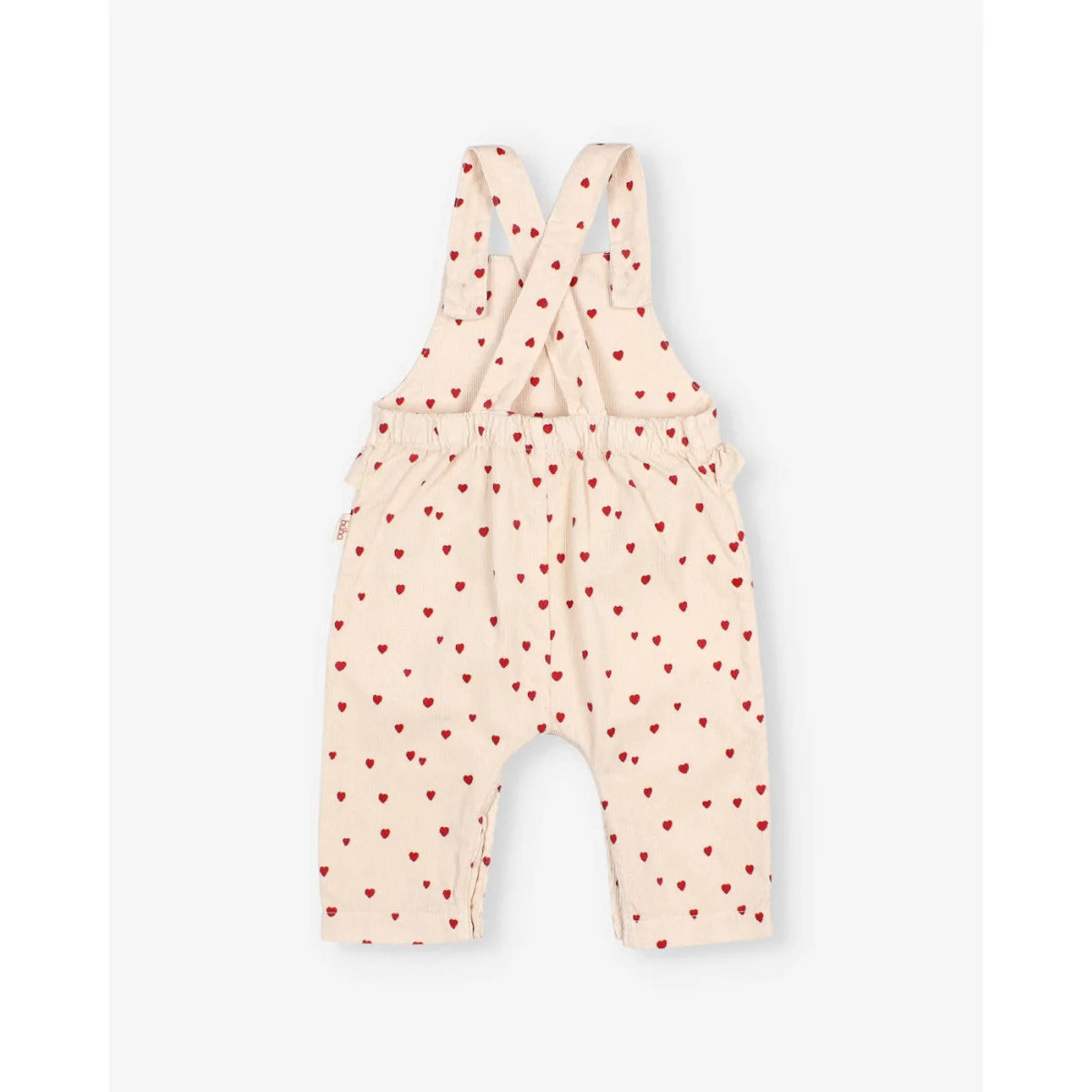 Búho Baby Mini Cuore Latzhose Cream Pink