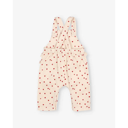 Búho Baby Mini Cuore Latzhose Cream Pink