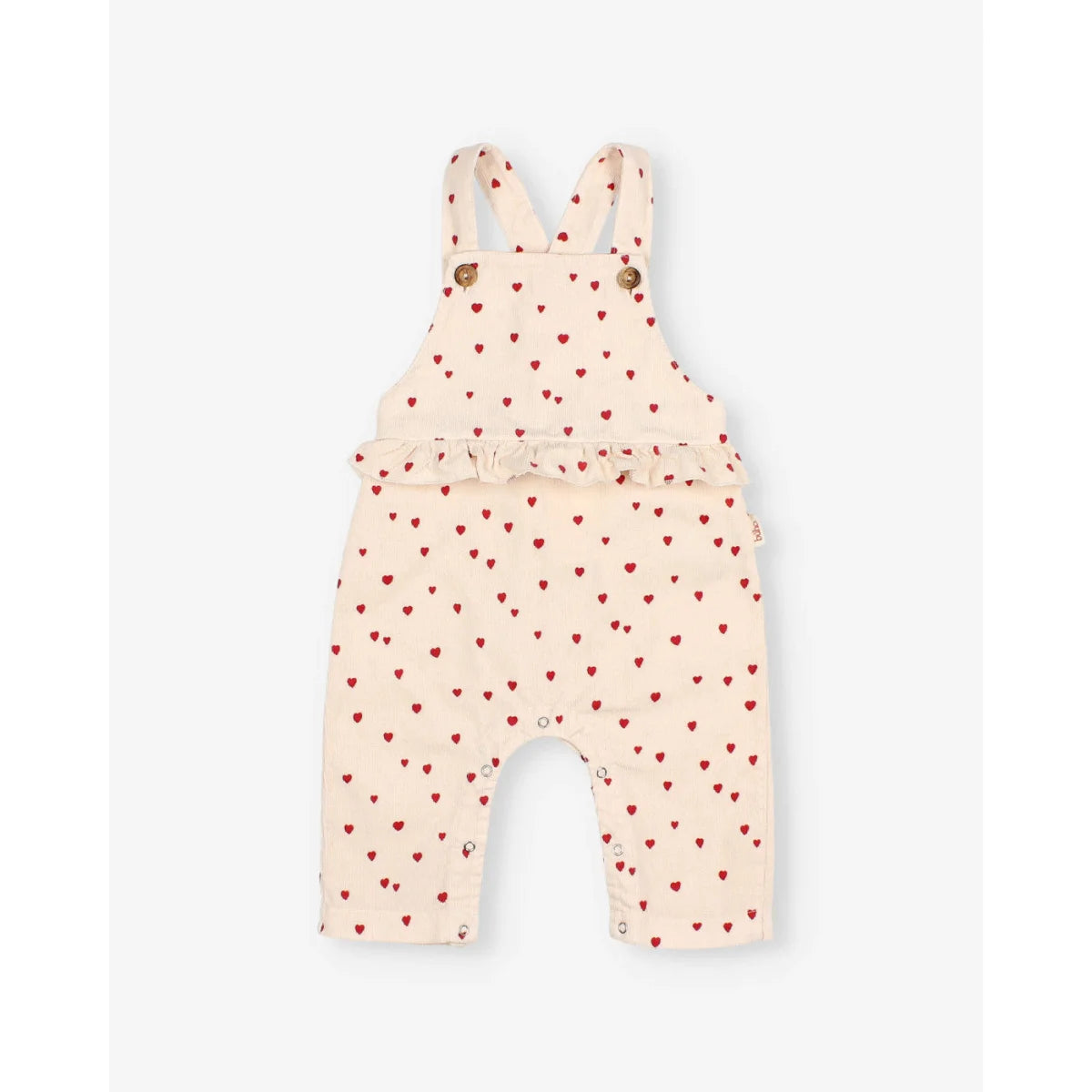 Búho Baby Mini Cuore Latzhose Cream Pink