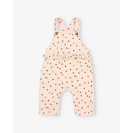 Búho Baby Mini Cuore Latzhose Cream Pink