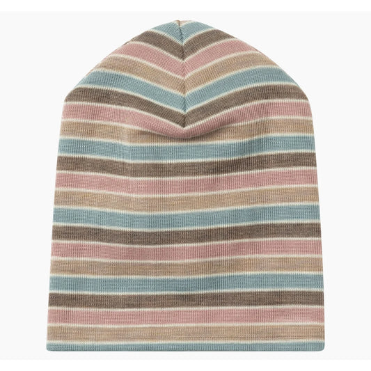 Engel Baby-Mütze aus Merinowolle und Seide in Pastellcolour