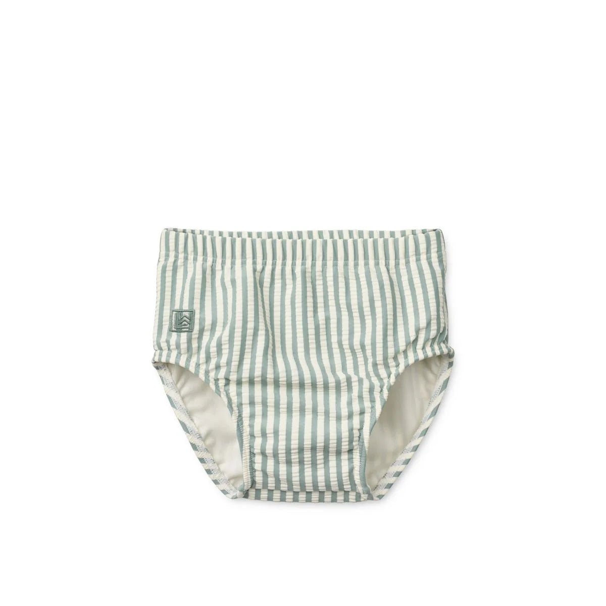 Baby Schwimmhose Anthony Peppermint Sandy, minzgrün-weiss gestreift
