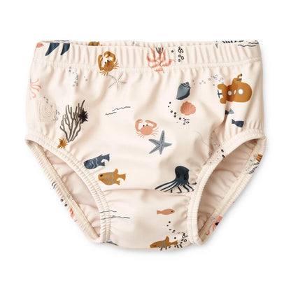 LIEWOOD Baby Schwimmhose ANTHONY in Sea creature Sandy