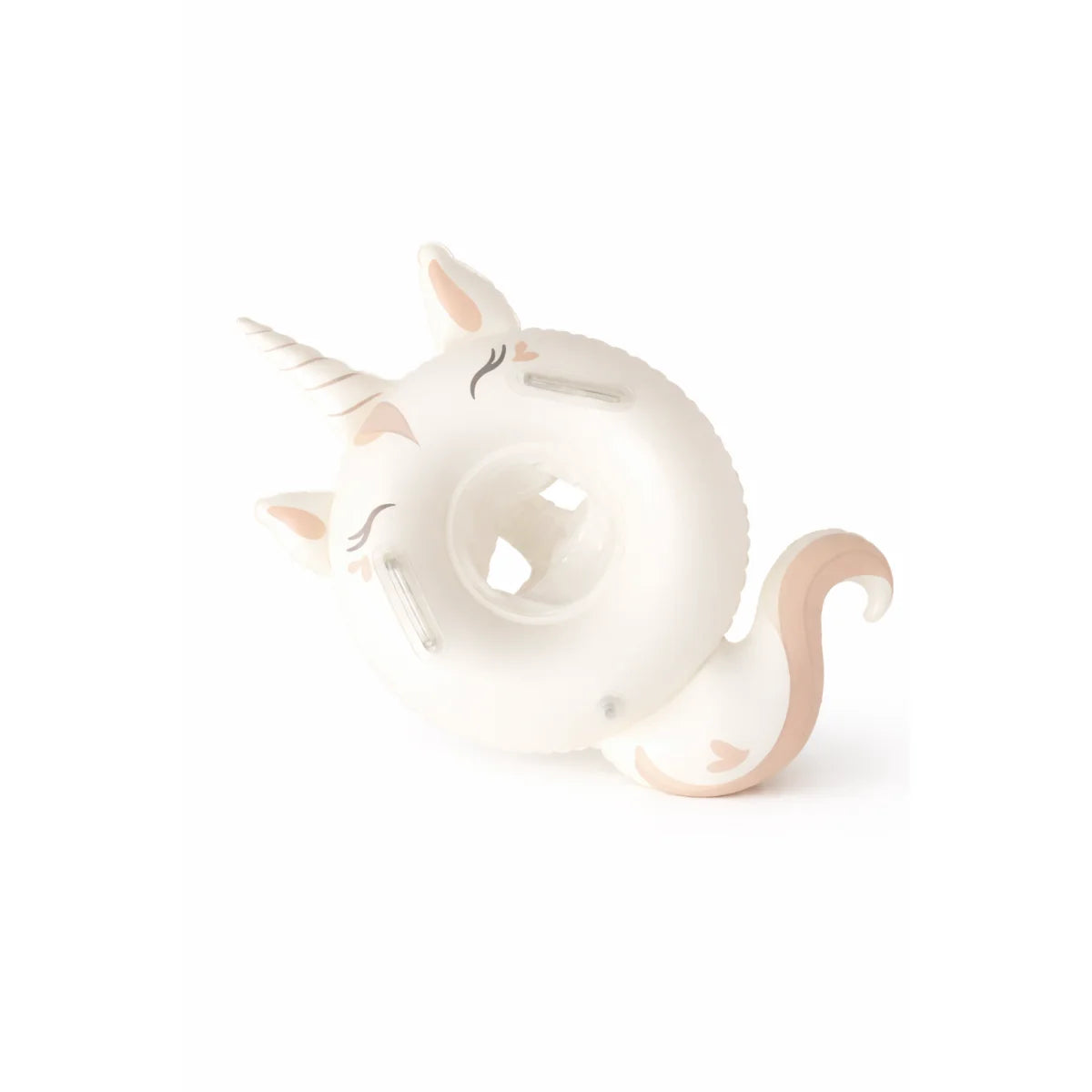 Baby-Schwimmring Sweet Unicorn, weiss mit pinken Akzenten