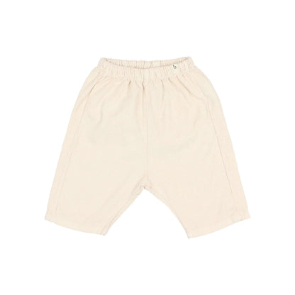 Búho Baby Soft Velour Pants in Ivory or Ocre