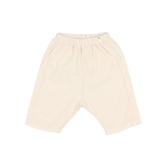 Búho Baby Soft Velour Pants in Ivory or Ocre