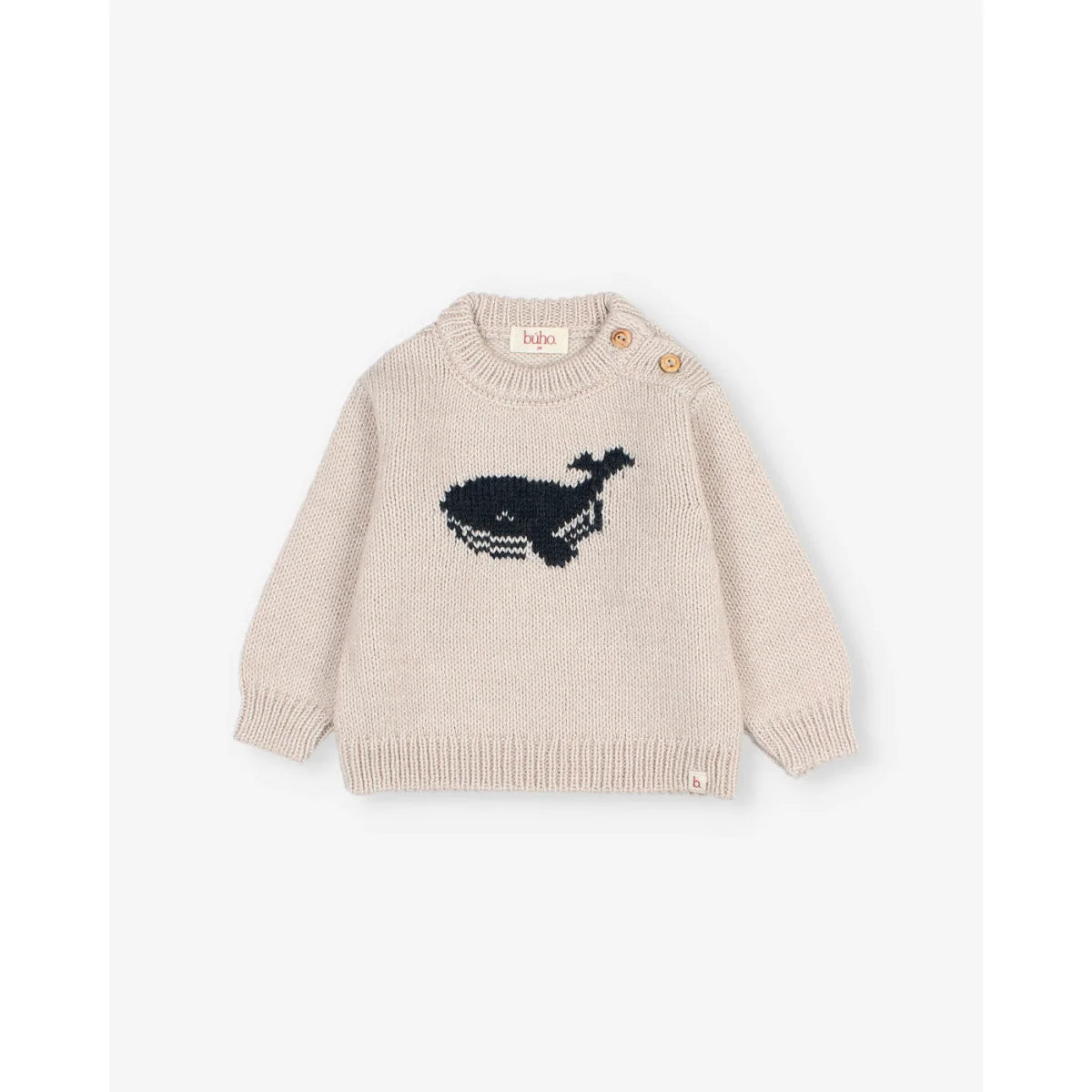 Búho Baby Whale Jumper Natural