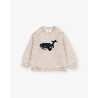 Búho Baby Whale Jumper Natural