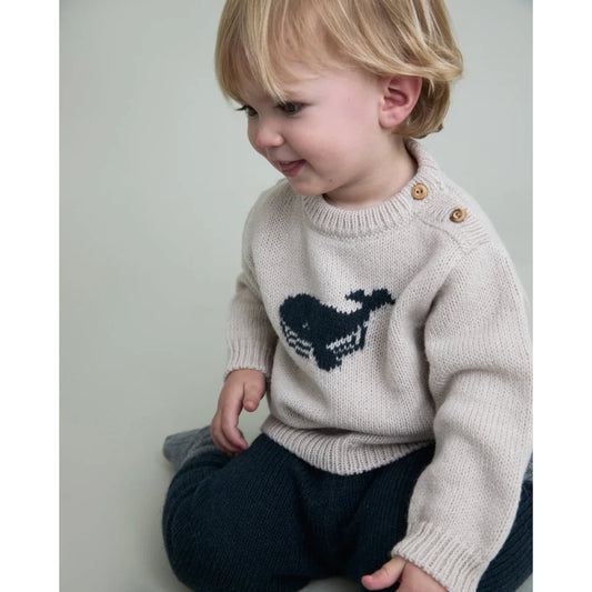 Búho Baby Whale Jumper Natural