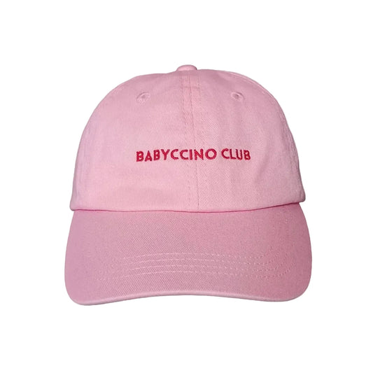 Rosa Kindercap BABYCCINO CLUB aus Baumwolle