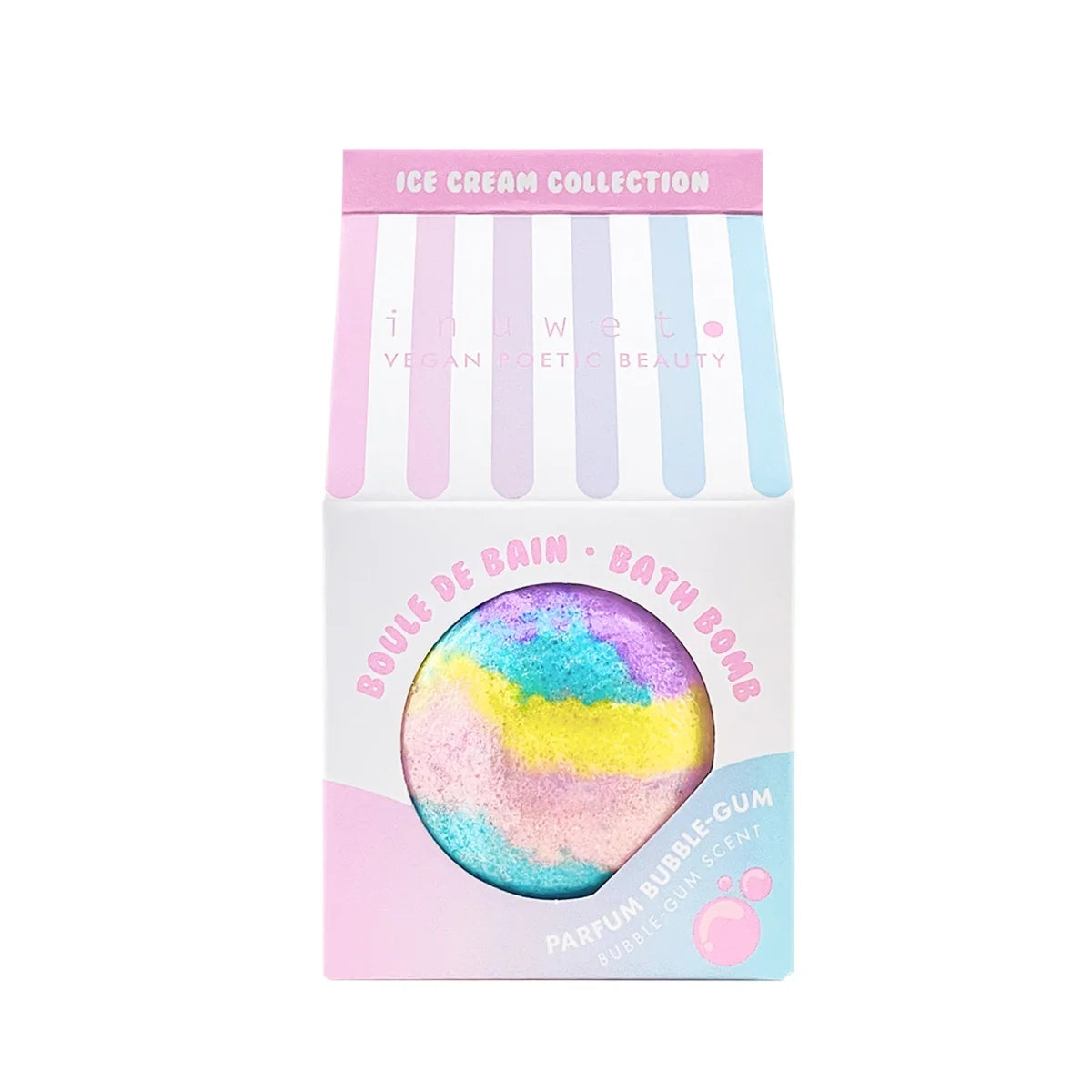 Inuwet Badebombe Ice Cream Bubble Gum