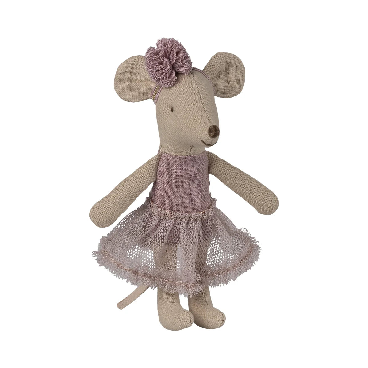 Ballerina Maus kleine Schwester Heather in rosa Spitzen-Tutu-Kleid