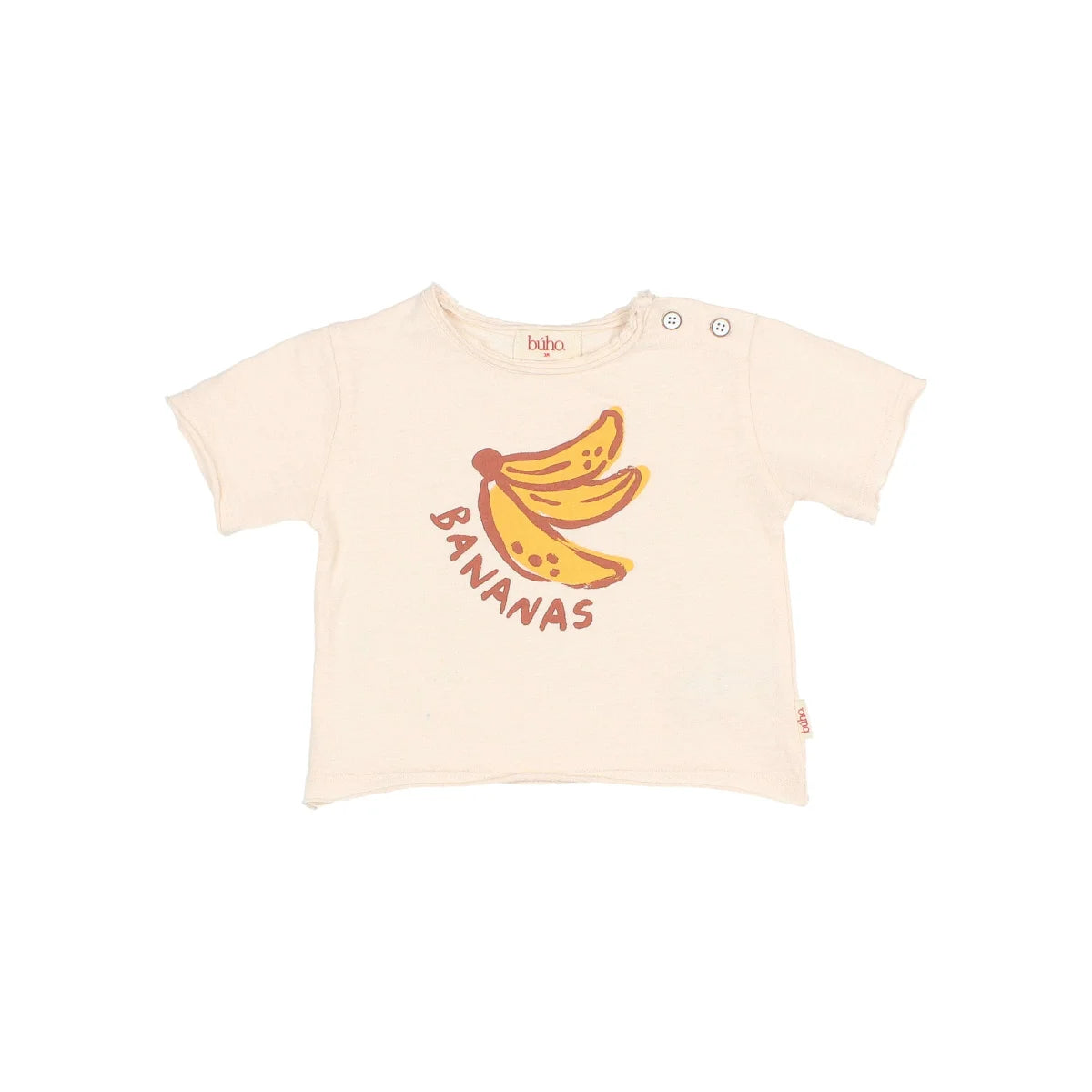 Sandfarbenes Bananen-T-Shirt