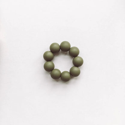 Bezisa Beissring Freezer Teether in Olive