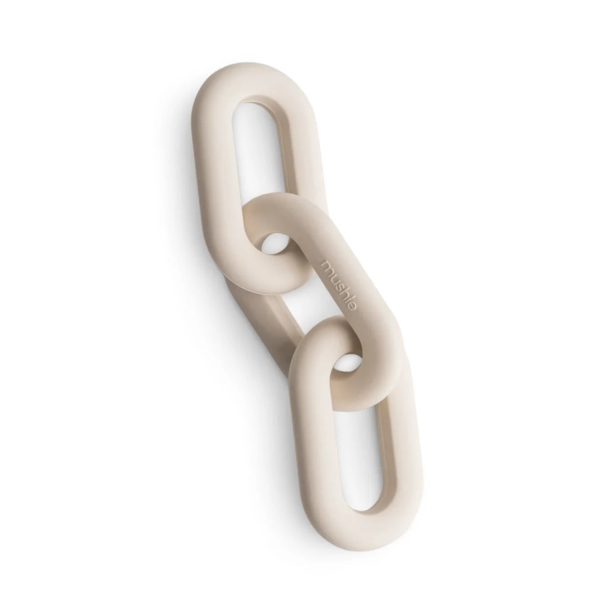 Mushie Beissring Kette in Shifting Sand aus Silikon