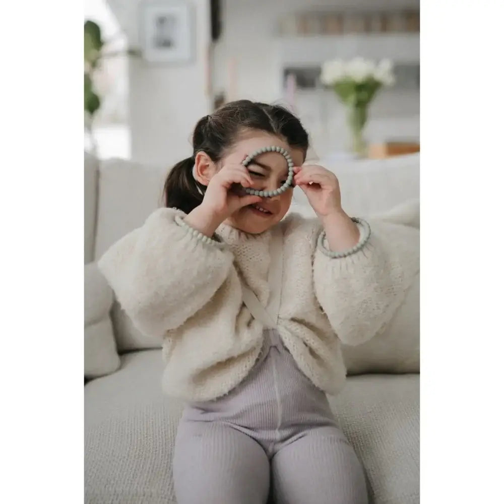 MUSHIE teething ring bracelet at Littlies + mums